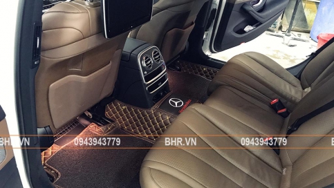 Thảm lót sàn 5D 6D Mercedes S400 giá gốc tận xưởng, bảo hành trọn đời